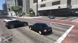 просто рассекаю на приоре и навожу суету в гта 5 #priora #lada #gta5,