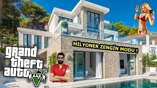 MİLYONER ZENGİN MODU (GTA 5 Mod Komik Anlar) GTA 5 Gerçek Hayat