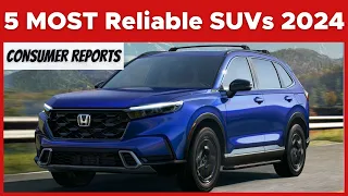 2024's The Top 5 Most Reliable And Fuel Efficient Compact SUVs - Consumer Reports