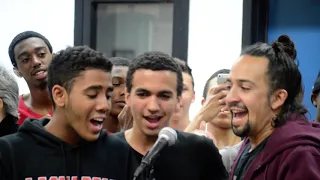 Jharrel Jerome - In The Heights Rehearsal with Lin-Manuel Miranda (Fall 2014)