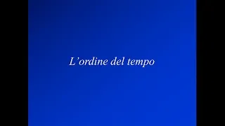 L'ordine del tempo