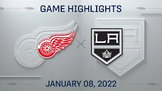 NHL Highlights | Red Wings vs. Kings - Jan 8, 2022