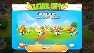 HayDay ~ Collecting Products & Leveling up to Level 78