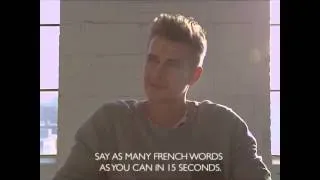 RW&CO. Interview with Hayden Christensen(How many french words can he say in 15 seconds.)