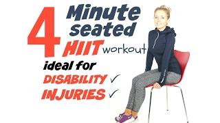 4 MINUTE CHAIR WORKOUT -IDEAL FOR INJURIES