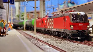 H0 Modelleisenbahn - Fahrvideo Juni 2023