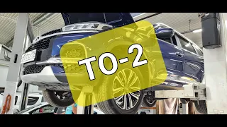 ТО 2 + замена фильтра в вариаторе на CHERY  TIGGO 8