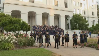 CHP cadets partake in ceremonial run to Capitol