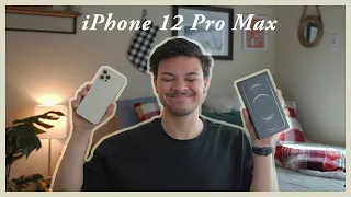 GOLD IPHONE 12 PRO MAX | Unboxing and Casetify Cases