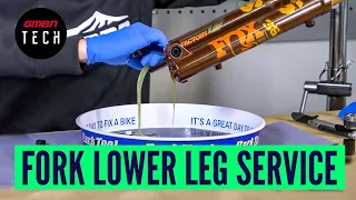 How To Perform A Lower Leg Service | Mountain Bike Suspension Fork Service