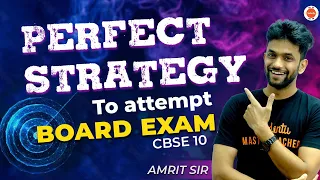 Perfect Strategy For Attempting Board Paper | CBSE 10 Board Exam 2023  | Amrit Sir @VedantuClass910
