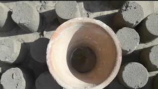 ASMR 📣Clay pot crumbling 📣 pure fine sand dry crumbling satisfying video
