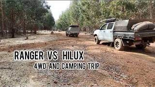 Ranger vs Hilux 4wd and Camping Trip