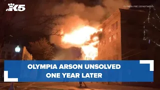 Olympia arson unsolved one year later