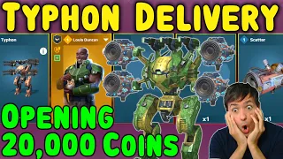 NEW TYPHON DELIVERY 20,000 COINS X-Mas Box Opening War Robots WR