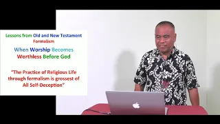 When Worship Becomes Worthless Before God - Pastor Rico Taga Javien, PhD
