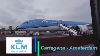 Trip Report | Cartagena (CTG) - Amsterdam (AMS) | KLM | Boeing 787-900 | Economy Confort