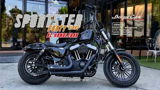 Harley Davidson Sportster Fourty-Eight แฮนด์สูง ยกถัง