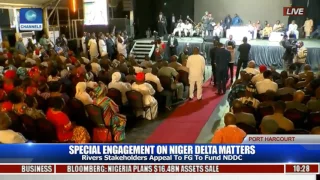 Acting President Osinbajo Assures Unity In The Niger Delta, Life-changing Projects Pt 2