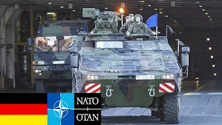 Hundreds of Armored Fighting Vehicles, Equipment from German & Norwegian troops Arrived in Lithuania