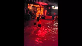 Pattaya flood Soi Honey 2015