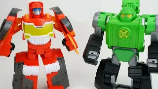 NEW Transformers Rescue Bots Heatwave Firetruck Boulder Digger and HUGE Collection!