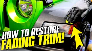 Revive Your Dull Trim To Look Brand New!