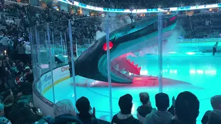 San Jose Sharks intro 12-28-19 vs. Flyers