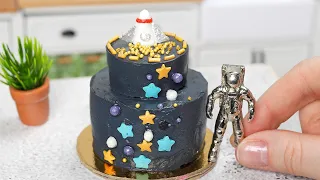 "Space" Mini Cake 🚀 Idea for Decorating a Mini Cake 🤩 Mini Kitchen