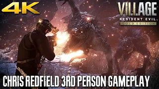 RESIDENT EVIL VILLAGE Chris Redfield 3rd Person Mode Gameplay Walkthrough