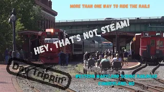 That's Not Steam! | Day Trippin' | Western Maryland Scenic Railroad, Cumberland, MD