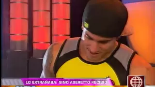 Mira el detrás de cámaras del encuentro de Gino Assereto y su pequeña hija