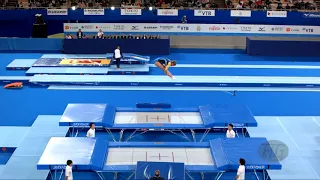 SJOEBERG Lina (SWE) W - 2019 Trampoline Worlds, Tokyo (JPN) - Qualification Trampoline R2