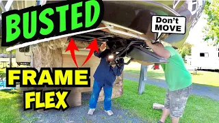 OUR WORST RV FEAR! WE HAD FRAME FLEX | Lippert Mobile Tech Tells ALL!