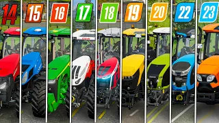 Fs14 vs Fs15 vs Fs16 vs Fs17 vs Fs18 vs Fs19 vs Fs20 vs Fs23 | Tractors | Timelapse |