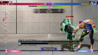 Simple drive rush corner combo(Ken SF6)