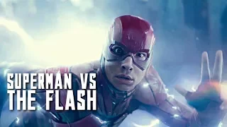 JUSTICE LEAGUE - Superman vs. The Flash Fight Scene - (HD) 2017