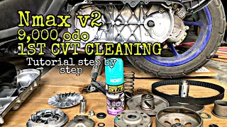 CVT CLEANING NMAX V2 (9,000 odo)(Tutorial step by step)