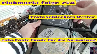 Flohmarkt folge # 72 Trotz schlechtes Wetter gab coole Funde für die Sammlung  #flohmarkt #games