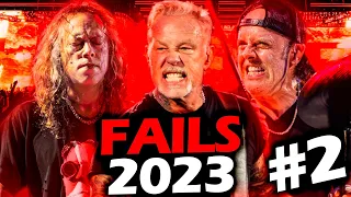 METALLICA FAILS LIVE COMPILATION (2023) PART 2