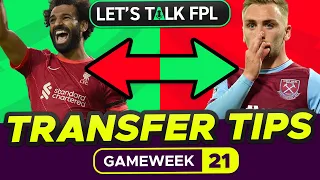 FPL TRANSFER TIPS GAMEWEEK 21 | Who to Buy and Sell? | Fantasy Premier League Tips 2021/22