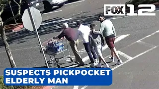 3 men caught on camera pickpocketing 93-year-old man in NE Portland