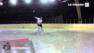 L'École du Champion #2 : le slapshot, tir de hockey "qui fait mal au gardien"