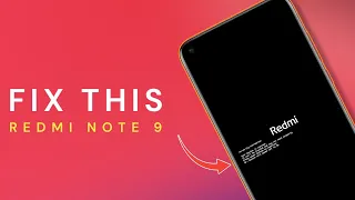 FIX NOW dm verity corruption error on Redmi Note 9