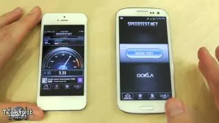 iPhone 5 Speed Test Comparison - New Apple iPhone 5 vs Samsung Galaxy S3