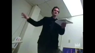 Quentin Tarantino reads early draft of "Kill Bill" to Robert Rodriguez (1994)