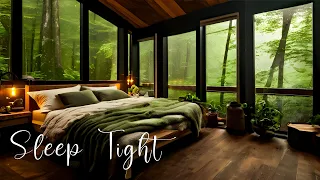 Rainy Day At Cozy Forest Room Ambience ⛈ Soft Rain in Woods for Deep Sleep, Sleep Tight #19
