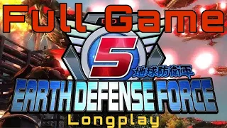 Earth Defense Force 5 Full Playthrough 2019 (Hard) Longplay