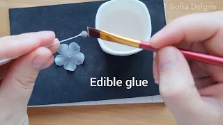 📍 Sugar flowers tutorial for beginners | How to make sugar flowers to decorate a cake.