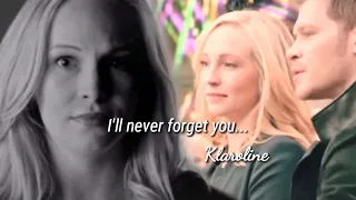 Klaus & Caroline [5x13]- I'll never forget you